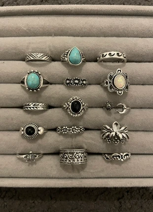 Lot de bagues, état: Très bon état, taille: 16,9 mm, 4,55 €, 5,48 € Protection acheteurs (Pro) incluse