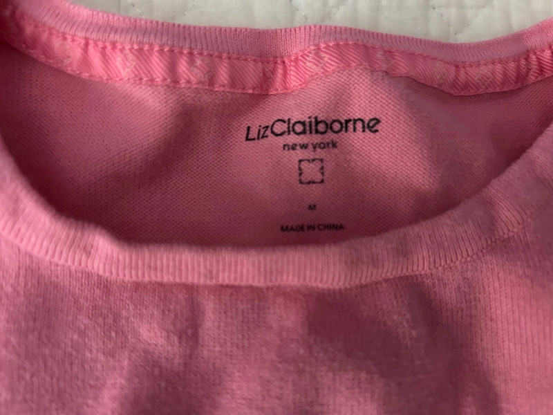 Liz Claiborne pink sweater vest 2