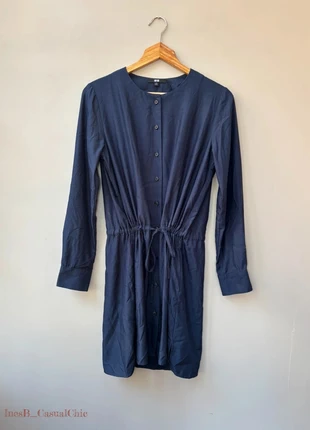Robe chemise bleu marine Uniqlo – Taille M - Très bon état, marque: Uniqlo, état: Très bon état, taille: M / 38 / 10, 12,00 €, 13,30 € Protection acheteurs incluse