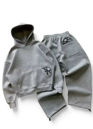 Ensemble y2k gris avec broderie taille M en coton, brand: y2k, condition: New without tags, size: M, €74.00, €78.40 includes Buyer Protection