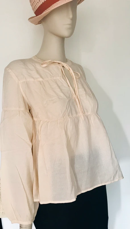 Blouse benetton beige rosé NEUF avec etiquette