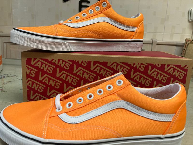 Vans naranjas sale