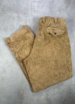 Pantalon Vintage En Velours Côtelé / Corduroy Ll Bean taupe texturée fines taille 38, merk: Vintage Dressing, staat: Heel goed, maat: W38 | FR 48, € 20,00, € 21,70 inclusief Kopersbescherming Pro