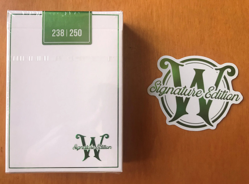 Wonder Emerald Signature Limited Edition - Playing Cards Deck - Carte da Gioco - New Nuovo 1