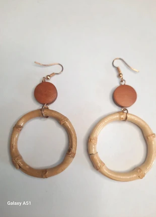 Boucles d'oreilles bambou, marke: Hangar Vintage, zustand: Sehr gut, 12,00 €, 13,30 € beinhaltet Vinted-Käuferschutz Pro