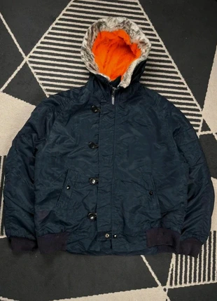 Doudoune bombers N3B vintage artic sub zero jacket army military bleu marine blue taille L, marca: U.S. ARMY, estado: Muito bom, tamanho: L, €54.90, €58.35 inclui Proteção do Comprador