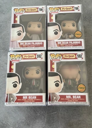 Lot de 4 Pop Mr Bean, brand: Funko Pop, condition: Very good, size: Preemie, up to 44cm, €59.99, €63.69 includes Buyer Protection