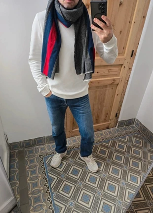 Écharpe homme noir bleu marine rouge Devred, marca: Devred, estado: Muito bom, €12.00, €13.30 inclui Proteção do Comprador Pro