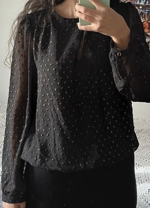 Blusa negra, marque: Sfera, état: Très bon état, taille: S / 36 / 8, 3,50 €, 4,38 € Protection acheteurs incluse