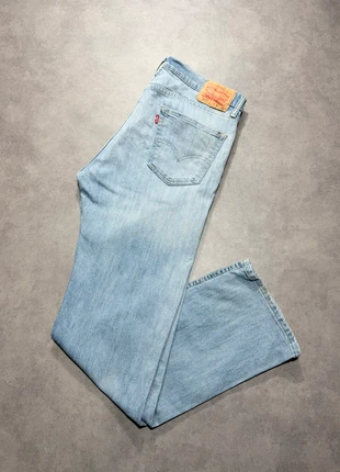 Style Old School | Jean Levis 505 Regular Fit bleu clair - Coupe droite - 100% coton - W34 L32, marque: Levi's, état: Bon état, taille: W34 | FR 44, 15,00 €, 16,45 € Protection acheteurs incluse