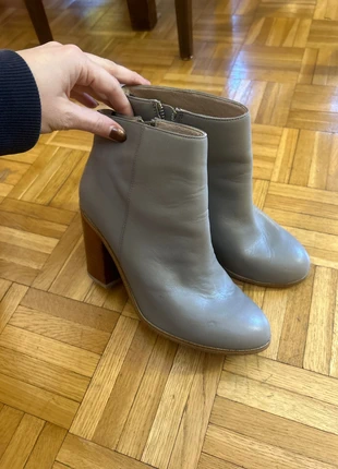 graue Leder-AnkleBoots, marque: H&M, état: Très bon état, taille: 38, 10,00 €, 11,20 € Protection acheteurs incluse