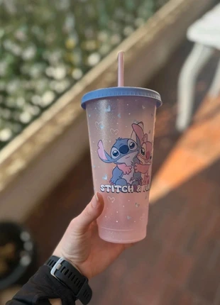 Vaso con tapa de Stich, staat: Nieuw zonder prijskaartje, € 12,00, € 13,30 inclusief Kopersbescherming