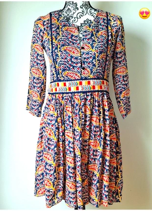 Robe ba&sh multicolore taille 34 XS – perles & détails chic, excellent état 💝, marca: Ba&sh, estado: Muito bom, tamanho: XS / 34 / 6, €65.00, €68.95 inclui Proteção do Comprador