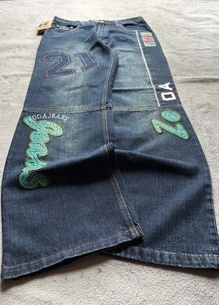 Baggy Jeans Vintage Washed Blue denim Embroidered faded 90's streetwear y2k hiphop (M), brand: Japan Style, condizioni: Ottime, taglia: M, €34.90, €37.35 include la Protezione acquisti