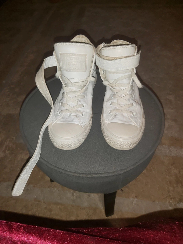 Basket converse cuir 1