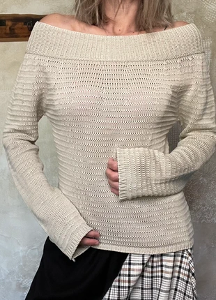 Pullover beige in puro cotone, marque: United Colors of Benetton, état: Très bon état, taille: M / 38 / 10, 10,00 €, 11,20 € Protection acheteurs incluse