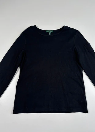 Blouse manches longues noire brodé – Lauren Ralph Lauren – Taille XL, brand: Ralph Lauren, condizioni: Ottime, taglia: XL / IT 46 / EU 42, €13.00, €14.35 include la Protezione acquisti Pro
