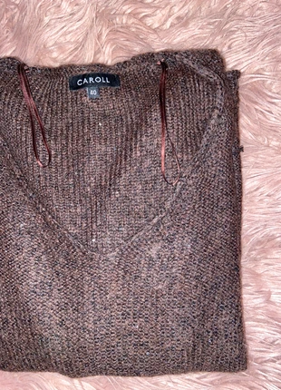Pull marron , marque: Caroll, état: Très bon état, taille: M / 38 / 10, 7,00 €, 8,05 € Protection acheteurs incluse
