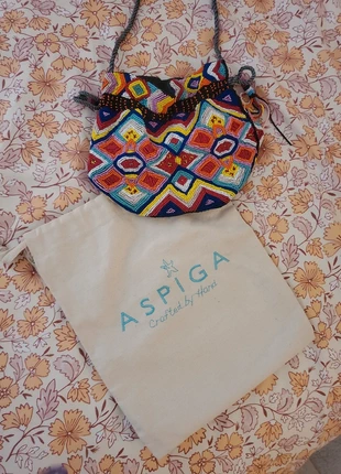 Petit sac multicolore, brand: Aspiga, condition: Very good, €12.00, €13.30 includes Buyer Protection