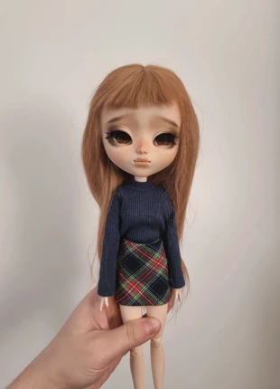 Jupe à carreaux bleu Pullip, marca: Pullip, estado: Muy bueno, tamaño: Talla única, 7,00 €, 8,05 € Protección al comprador Pro incluida