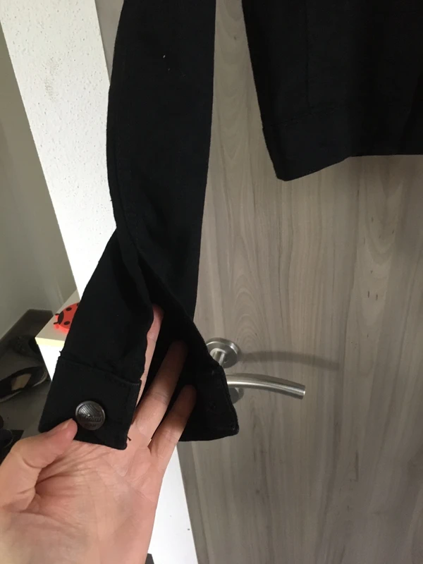 Veste en jean noire courte New Laviva T.38 - photo numéro 6