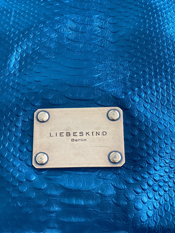 2 Toned Snakeskin Genuine Leather Handbag 2