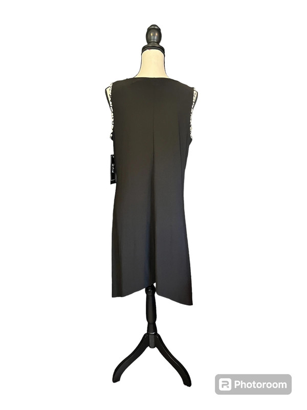 NWT Black MSK Dress Asymmetrical Hem 2