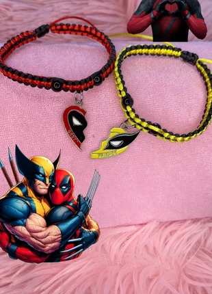 Matching Bracelets Wolverine e Deadpool marvel, marca: Deadpool, estado: Muito bom, €10.00, €11.20 inclui Proteção do Comprador