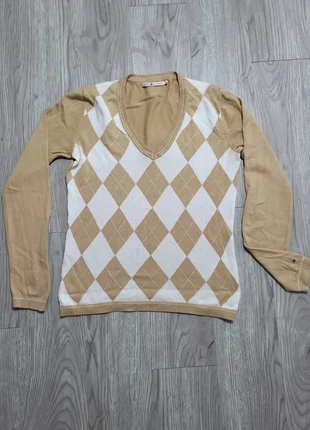 Pull Léger Col V Femme Tommy Hilfiger Beige Logo Brodé Manche Taille M Très Bon Etat, brand: Tommy Hilfiger, condizioni: Ottime, taglia: M / IT 42 / EU 38, €24.90, €26.85 include la Protezione acquisti