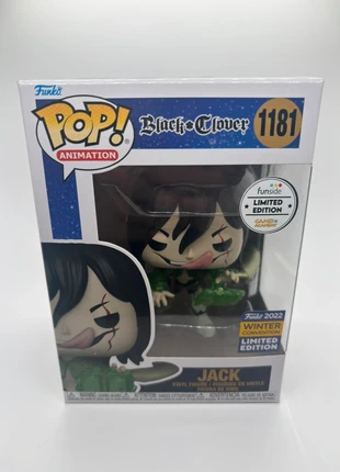 Funko Pop Jack 1181 Black Clover Limited Ediction Nuova, marca: Funko Pop, estado: Novo com etiquetas, tamanho: Prematuro, até 44 cm, €20.00, €21.70 inclui Proteção do Comprador