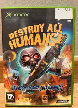 🇮🇹 Destroy all humans. Xbox Original. PAL ITA 🇮🇹, estado: Bom, €14.90, €16.35 inclui Proteção do Comprador