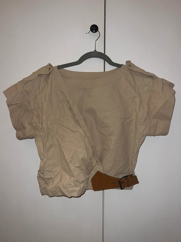 tee shirt beige ceinture Vintage 1