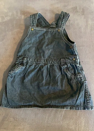 Salopette robe en jean bleu - marque Kitchoun - 12 mois - Bretelles réglables, marca: Kitchoun, estado: Bom, tamanho: 12-18 meses / 80 cm, €2.00, €2.80 inclui Proteção do Comprador