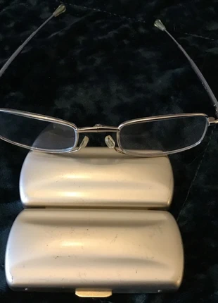Spare folding silvertone glasses +2, brand: NO LABEL, condition: Very good, £3.00, £3.85 includes Buyer Protection
