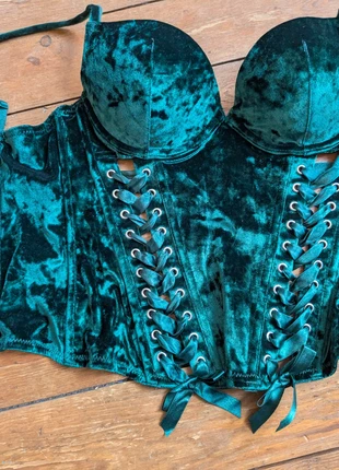 Corset velour, marke: COQUETTE, zustand: Sehr gut, größe: S / 36 / 8, 15,00 €, 16,45 € inklusive Vinted-Käuferschutz