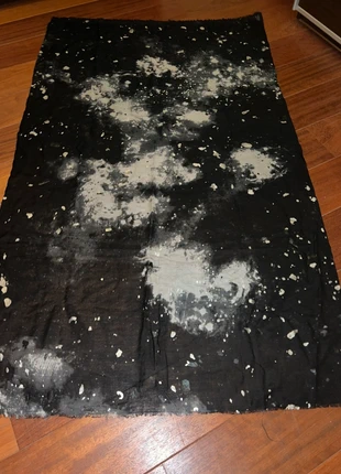 Becksondergard scarf silk woll scarf black white silver, merk: Becksöndergaard, staat: Nieuw zonder prijskaartje, € 35,00, € 37,45 inclusief Kopersbescherming