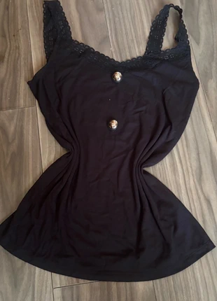 Y2K Black Lace Cami Top – Size S, brand: COQUETTE, condition: New with tags, size: S / 8, £4.99, £5.94 includes Buyer Protection