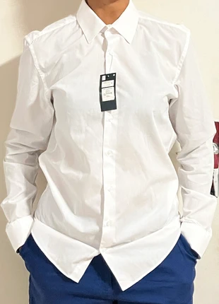 Chemise Blanche Slim Fit S, Primark, Neuf avec étiquette, marca: Primark, estado: Nuevo con etiquetas, tamaño: S, 6,50 €, 7,53 € Protección al comprador incluida