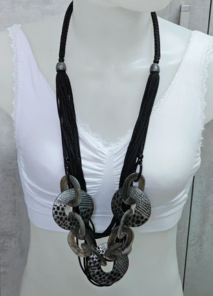 Lunga collana animalier resina, condizioni: Nuovo senza cartellino, €10.00, €11.20 include la Protezione acquisti