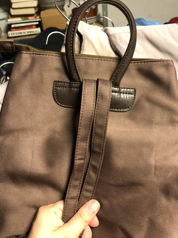 Sac main dos Paquetage marron Vinted