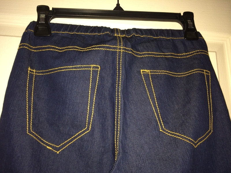 Pantalon façon jeans brut T.34 3