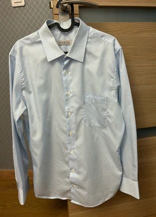 Chemise à rayures emanuel lang Blanc et Bleu Taille L, marca: emanuel lang, estado: Muy bueno, tamaño: L, 8,00 €, 9,10 € Protección al comprador incluida