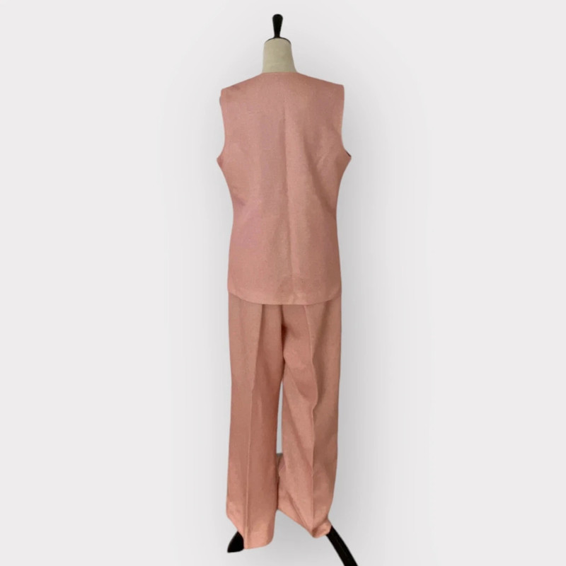 Sir Julian Vintage Vest Pants Set Pink 4