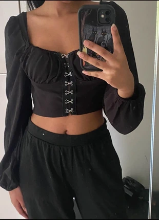 Haut Corset manche bouffante, brand: Shein, condition: Very good, size: XS / 34 / 6, €5.00, €5.95 includes Buyer Protection