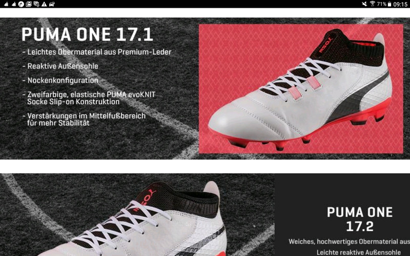 Fussballschuhe original Puma one 17.1 Marco Reus Gr. 40.5