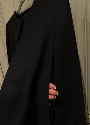 Zara Black Wool Cape Coat Knee Length with Arm Holes, brand: Zara, condition: Very good, size: M / UK 12-14, £25.00, £26.95 includes Buyer Protection