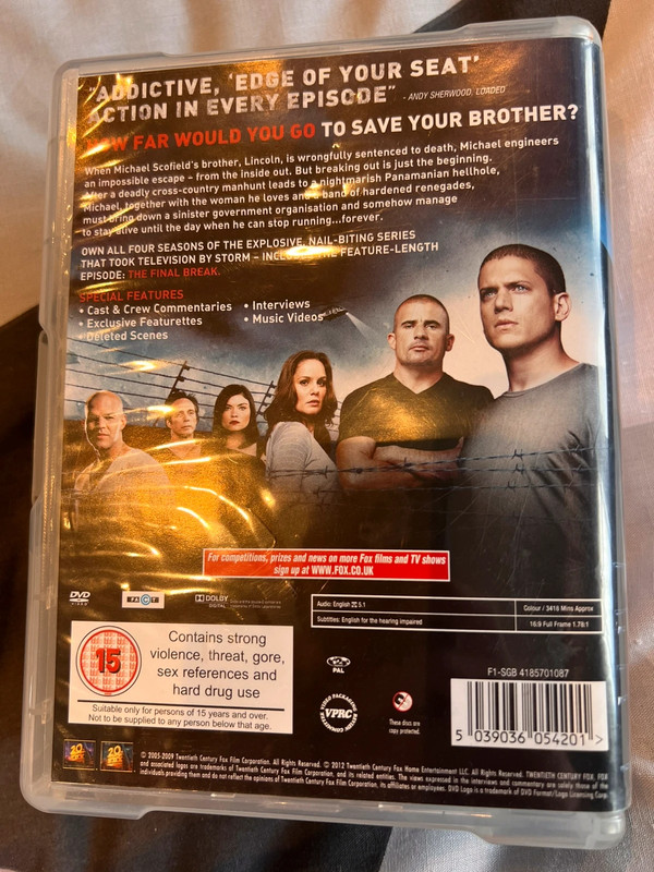 Prison break season 1-4 box set 4