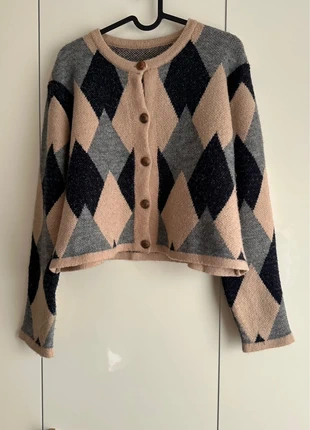 Schöner Cardigan in Beige/Blau GR S/M, condizioni: Buone, taglia: S / IT 40 / EU 36, €17.00, €18.55 include la Protezione acquisti