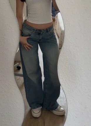 Super leuke blauwe motel rocks low rise jeans in maat w30l32 kleur dirty blue, marque: Motel Rocks, état: Très bon état, taille: M / 38 / 10, 59,99 €, 63,69 € Protection acheteurs incluse