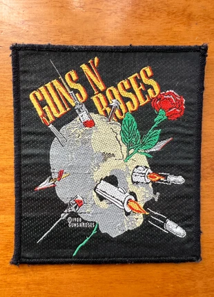 PATCH 🧵 Guns n' Roses vintage woven parche écusson toppa vest hard rock heavy metal, marca: Guns N' Roses, estado: Muito bom, €16.00, €17.50 inclui Proteção do Comprador